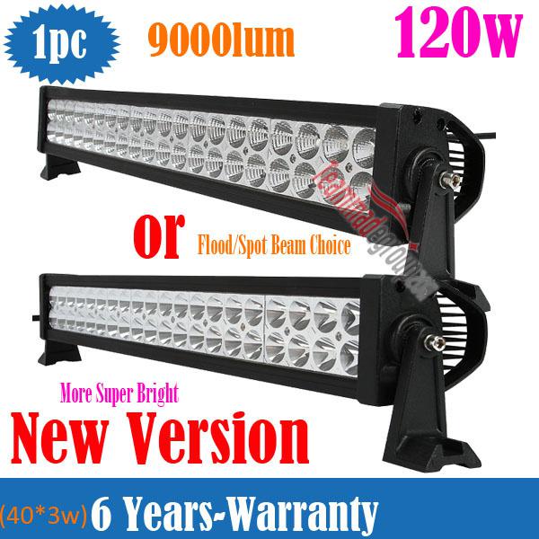 10~30v dc 120w 8500lum led work light bar for jeep suv mine offroad lamp 4x4 4wd