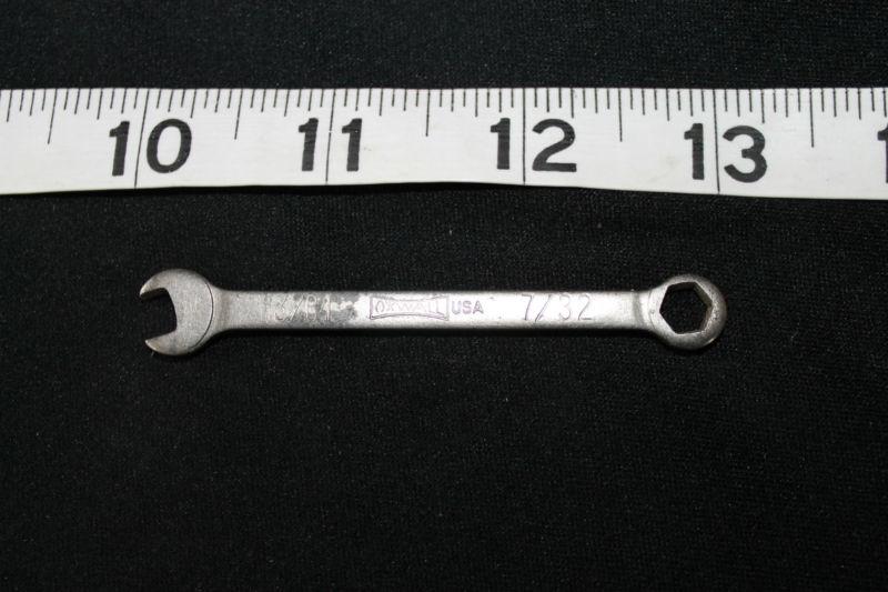 Vintage oxwall 7/32-13/64  combo wrench mfd in usa 