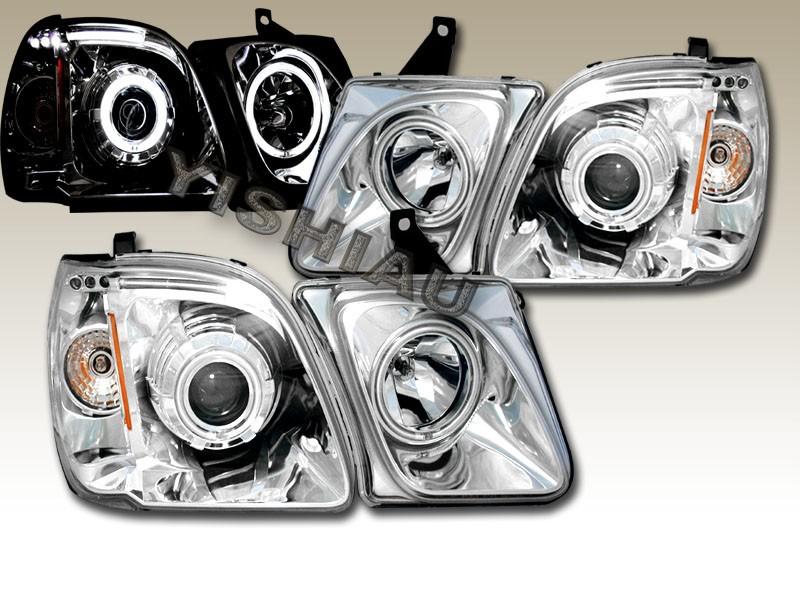 98-07 lexus lx470 ccfl halo projector headlights 05 06