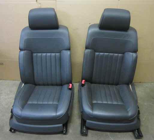 04-06 volkswagen phaeton pair of leather seats oem lkq