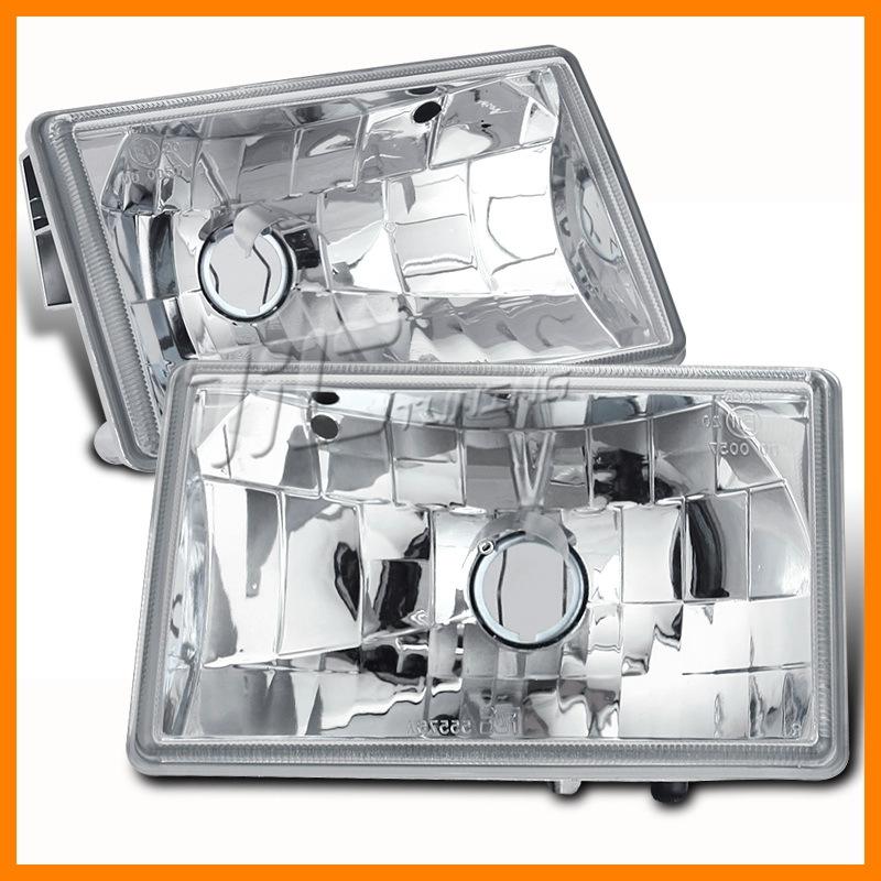 93 94 95 96 97 98 jeep grand cherokee euro chrome diamond-cut style headlights