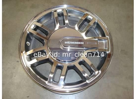 16" h3 hummer wheel rim oem chrome 06-09 spare 07 08 h3t factory 