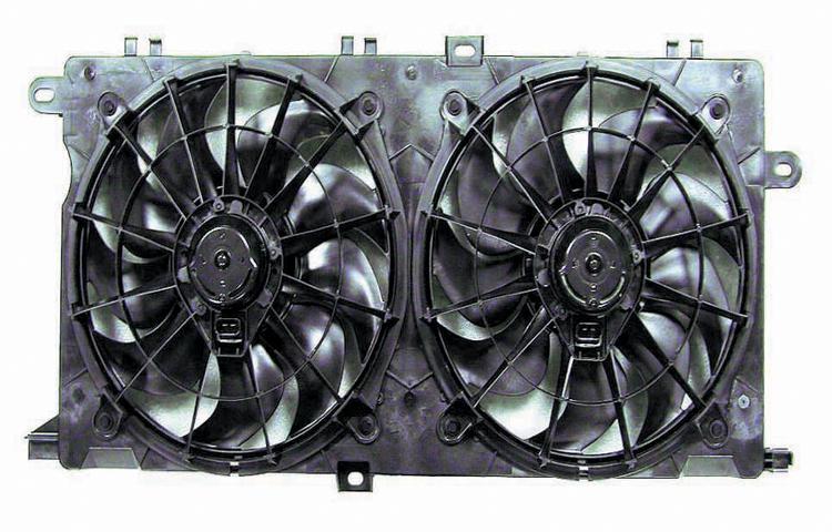 Depo replacement ac condenser and radiator cooling fan buick park avenue v6