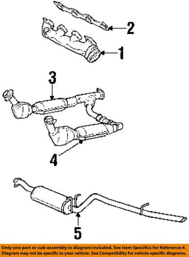 Ford oem 2l1z-9431-ca exhaust manifold