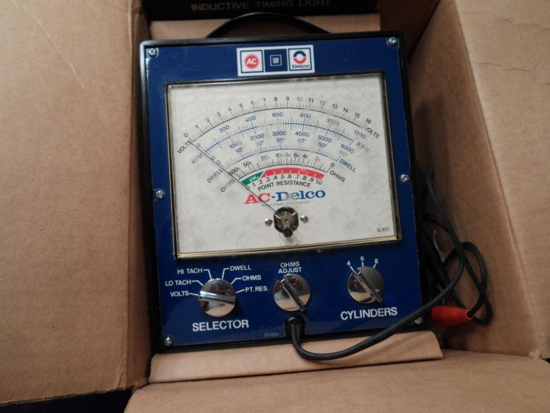 Nos vintage gm ac delco st-126 engine analyzer new in box 