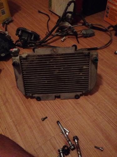 04-08 yamaha yfz450 radiator