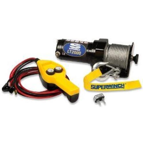 Superwinch 2000 pound utility winch jeep truck atv off road woods mud work yard 