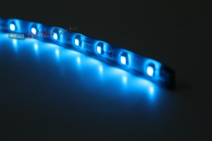 8" super blue ultrabrights led flexible 12v car/truck waterproof light 3m strip