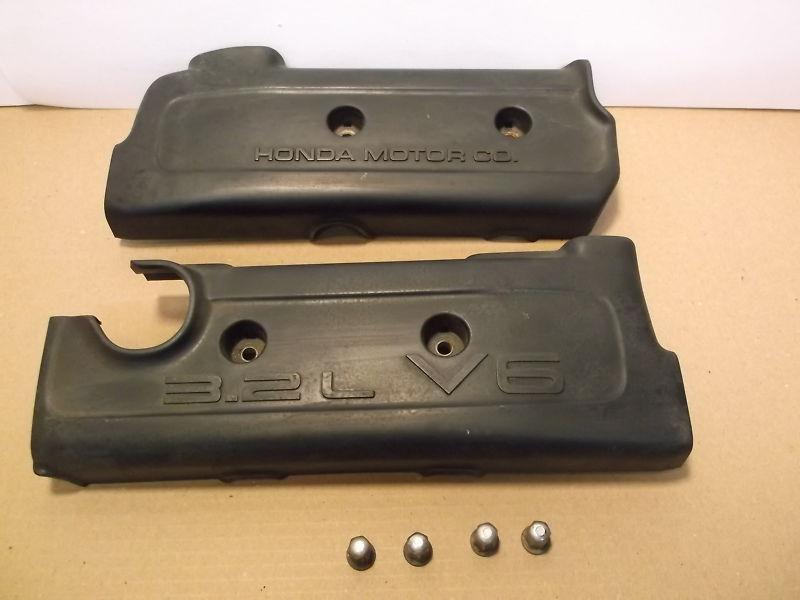 Acura legend 3.2 liter engine fuel injector covers with factory nuts 1991 1992