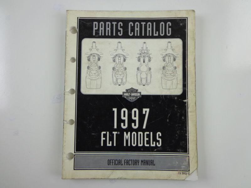 Harley davidson 1997 flt parts catalog manual 99456-97a