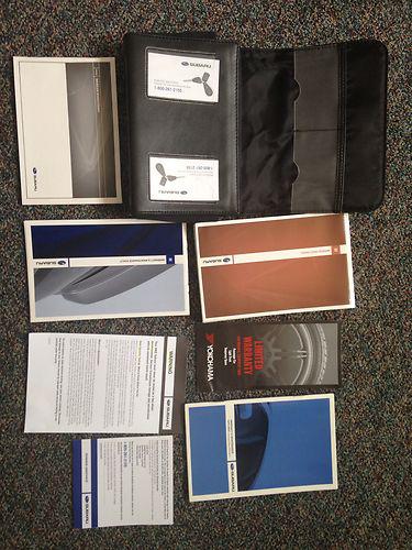 2009 subaru impreza owner's manual set & case *oem* 