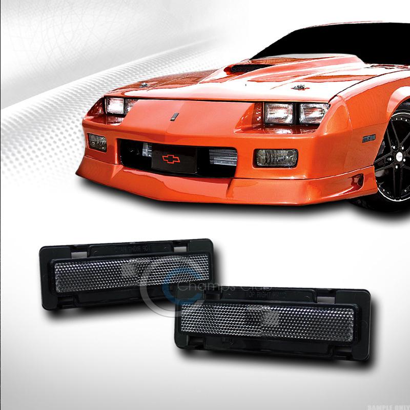 Depo smoke clear lens bumper side marker reflector lights 85-92 camaro/firebird