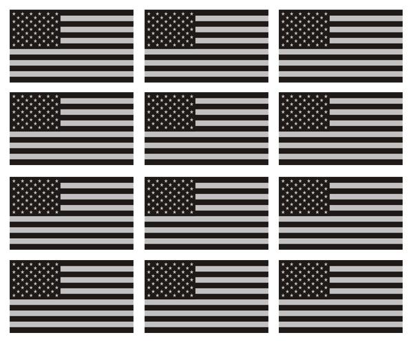 American subdued flag decal 12 2"x1.2" usa military hard hat helmet sticker zu1