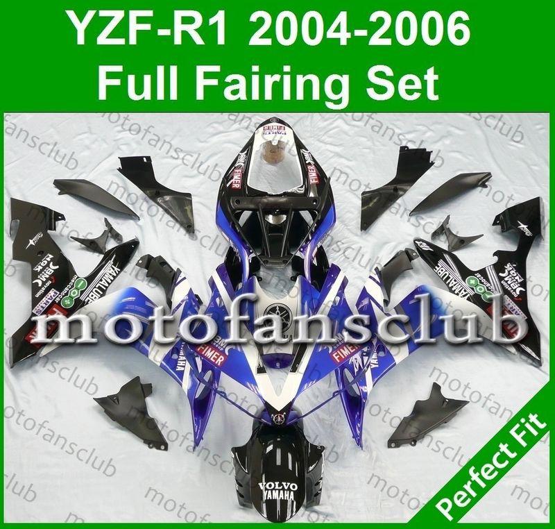 Fit yamaha yzf r1 04 05 06 yzfr1 2004 2005 2006 fairing bodywork plastics #22 b