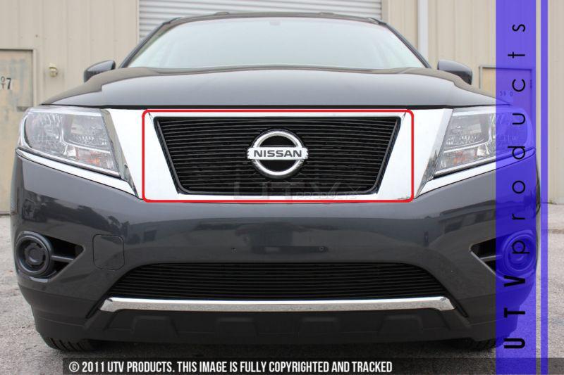 2013 nissan pathfinder 1pc upper black billet grille custom 13 grille