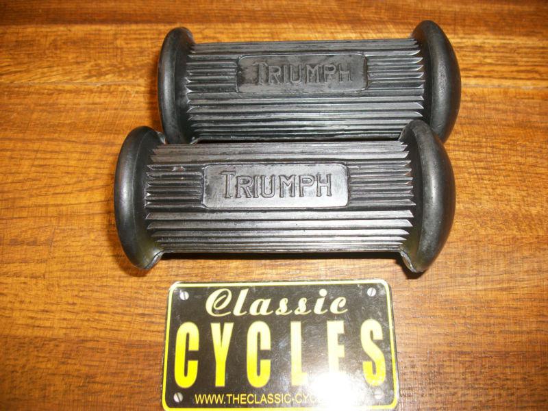 Triumph foot peg rubbers tiger trophy bonneville trident t150 tr6 tr7 650 750 