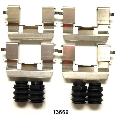 Better brake parts 13666 front brake disc hardware kit-disc brake hardware kit