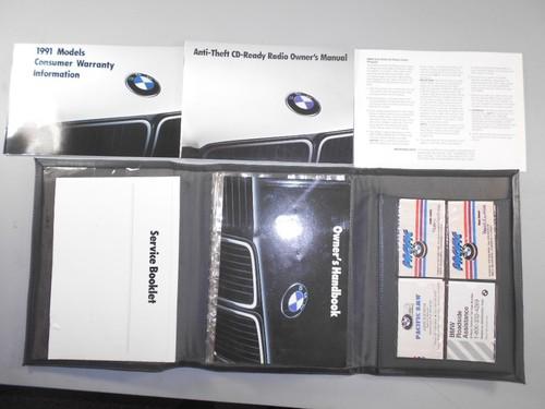 Genuine oem 91 bmw 735i 735il 750il owner's manual handbook 01479783869