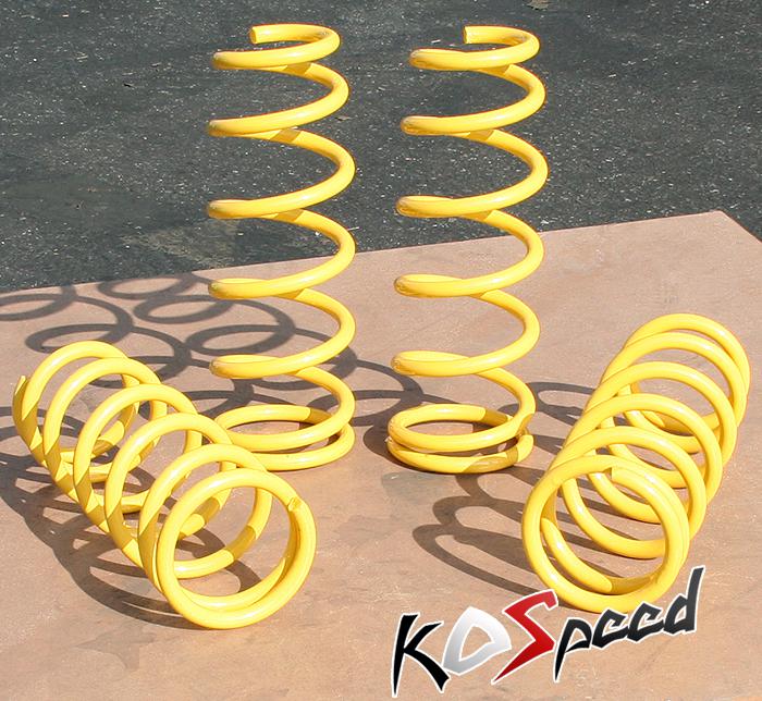 Dna yellow suspension lowering spring/springs 90-96 nissan 300zx z32 fairlady z