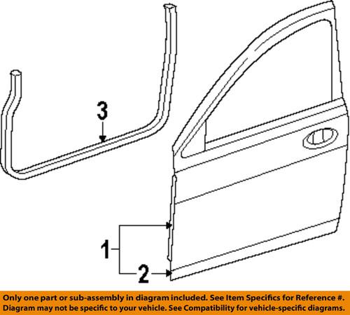 Chrysler oem 5008863af door outer panel-outer panel