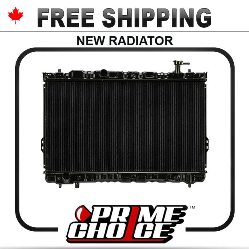 New direct fit complete aluminum radiator 100% leak tested rad for 2.4l-2.7l