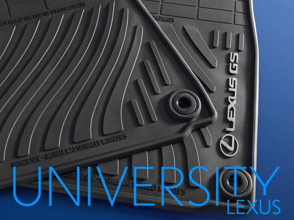 New rwd oem 2013 lexus gs350, 4-piece floor all-weather mat set gs350 hybrid rwd