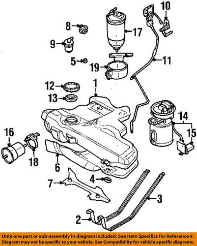 Volkswagen oem 1j0919673r fuel tank sending unit/switch, fuel sending