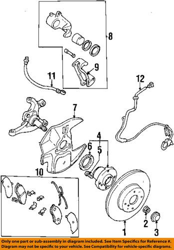 Mazda oem ncy53323z disc brake pad/brake pad or shoe, front