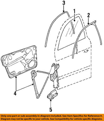 Volkswagen oem 3b1837462 window regulator