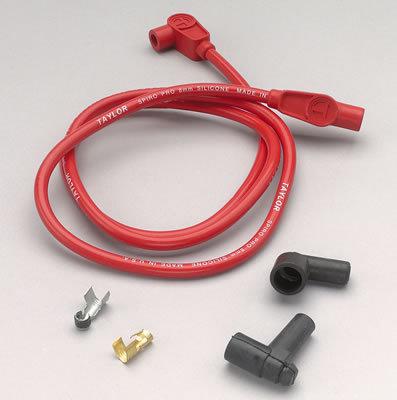 Taylor cable replacement wire spiro-pro red 8mm 90 and 180 degree boots kit