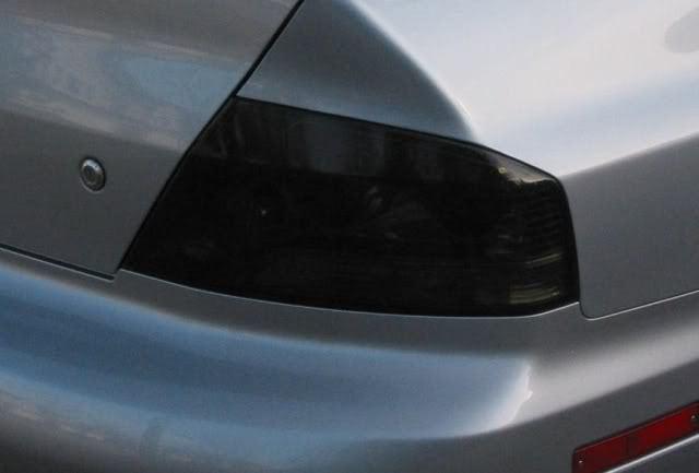 Lancer evo 8 viii 9 ix tail light overlays smoked !!