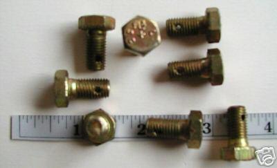 (8) new  surplus aviation bolts an5-4 hex head aircraft hardware 