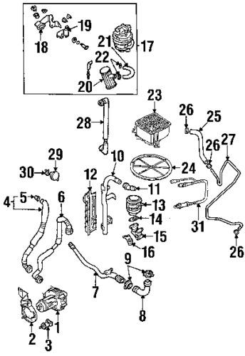 Volkswagen 058133817h genuine oem factory original connector pipe