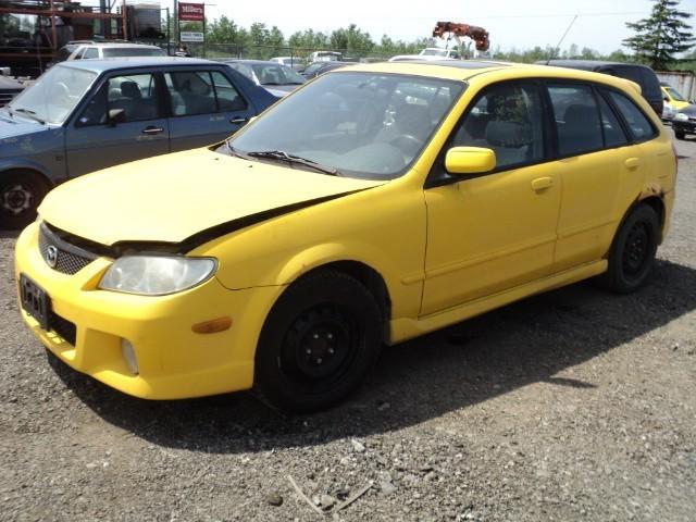 01 02 03 mazda protege l. frt spindle/knuckle 5 lug rear disc brakes w/o abs