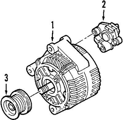 Volvo 36050262 genuine oem factory original alternator