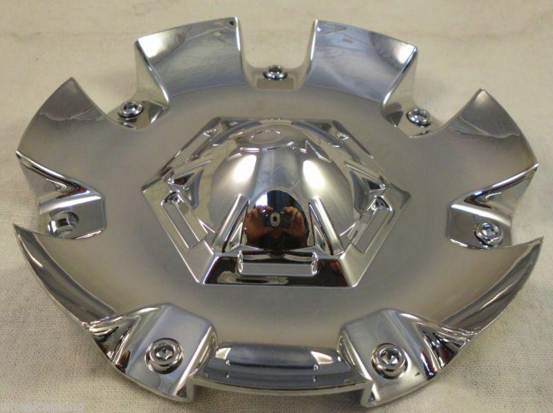 Ion wheels chrome custom wheel center cap caps #7162295-lg0504-09 new!