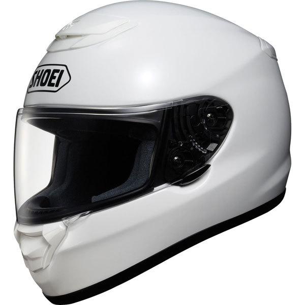 White m shoei qwest full face helmet