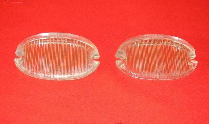 1957 chevy back-up glass lens, original           