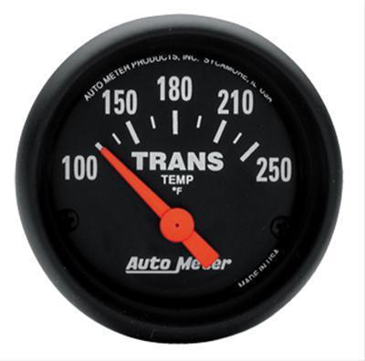 Autometer z electrical transmission temperature gauge 2 1/16" dia black face