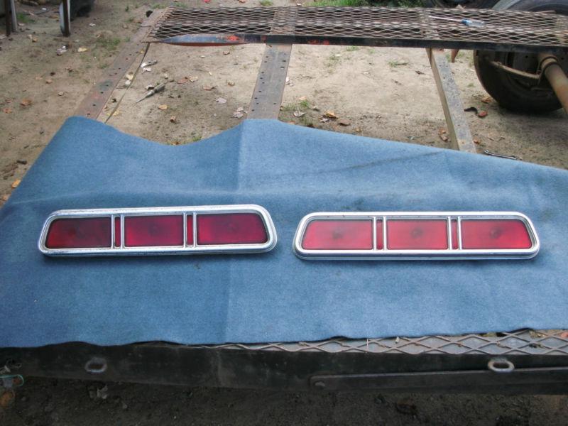 1967 chevy caprice tail light assemblys two both rt lft