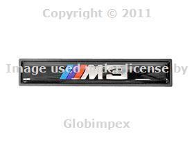 Bmw e36 (1995-1999) emblem "m3" for door moulding genuine oem + warranty