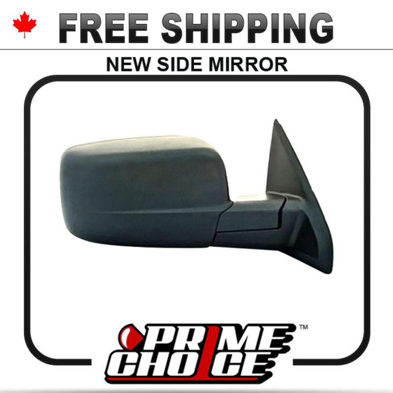 New power heated passengers side door mirror for a dodge ram