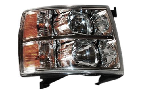 Tyc 20-6817-00 - 2007 chevy silverado right replacement headlight assembly