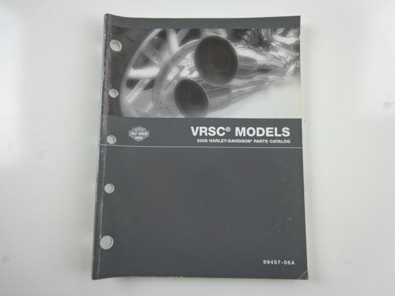 Harley davidson 2006 vrsc v-rod models parts catalog 99457-06a