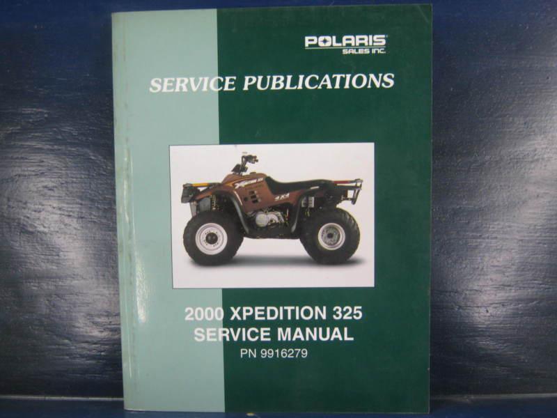 Polaris 2000 xpedition 325 4x4 service shop repair manual p/n 9916279