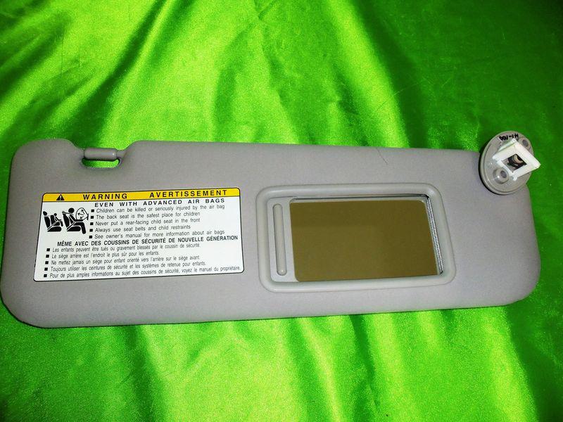 07 08 09 10 11 lexus es350 right grey sun visor excellent with warranty h1-100