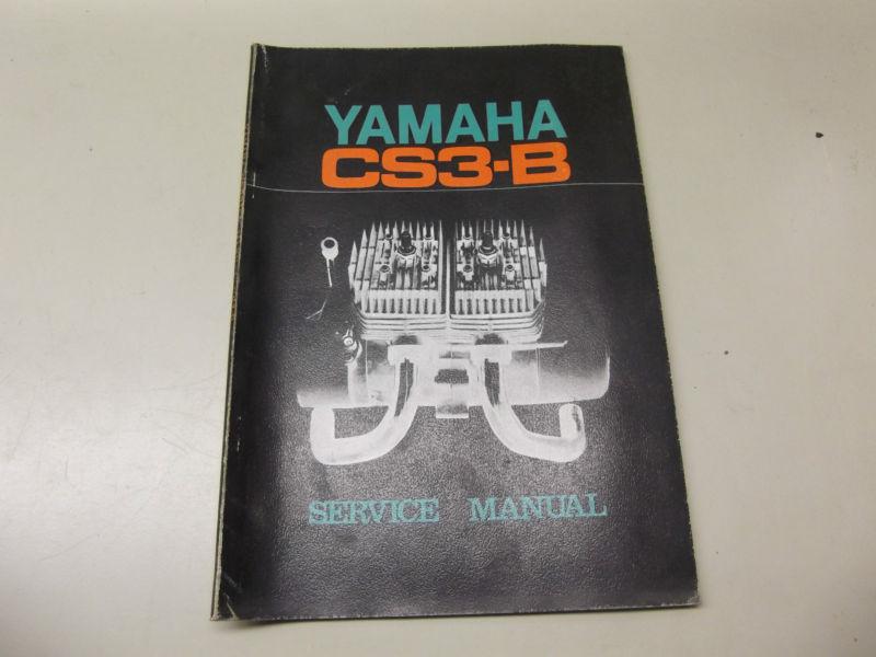 Yamaha cs3-b service manual yamaha motor co.,ltd motorcycle literature