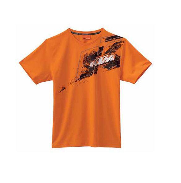 Brand new ktm splatter t-shirt orange men's xl 3pw1456205