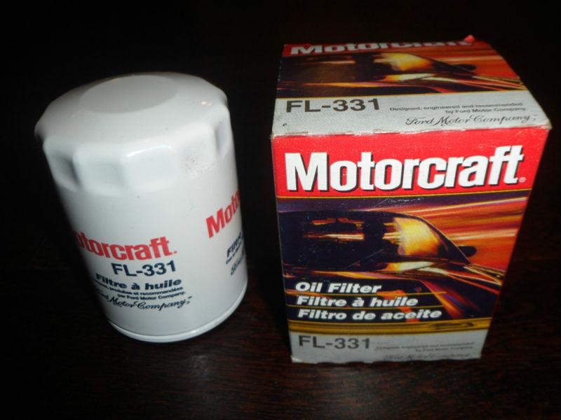 Oil filter, motorcraft/ford #fl-331 