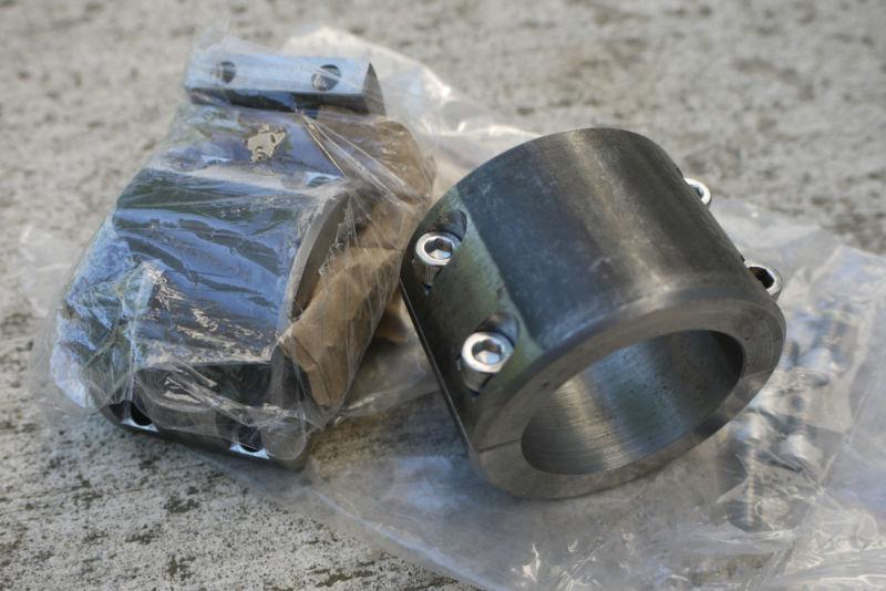 Universal weld on 1.75" roll bar clamps (2)